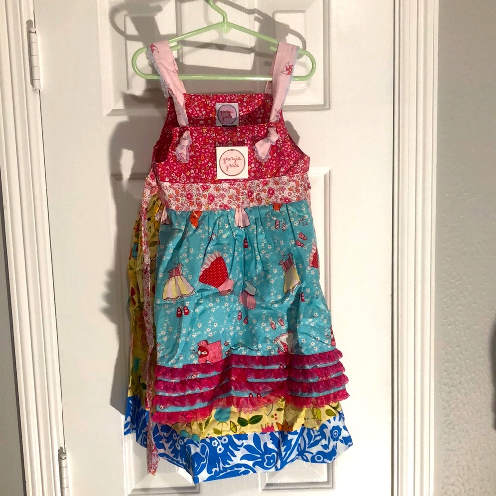 Georgia Grace Girls Dress Size 5 - Picture 1 of 6